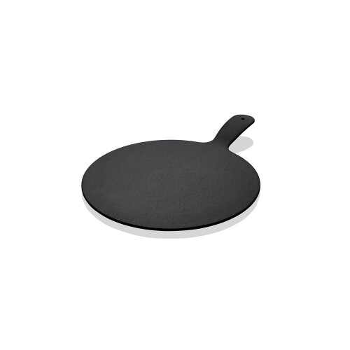 Siyah 32 Cm Yuvarlak Kulplu Pano32 Cm Ø - ATLASFORM