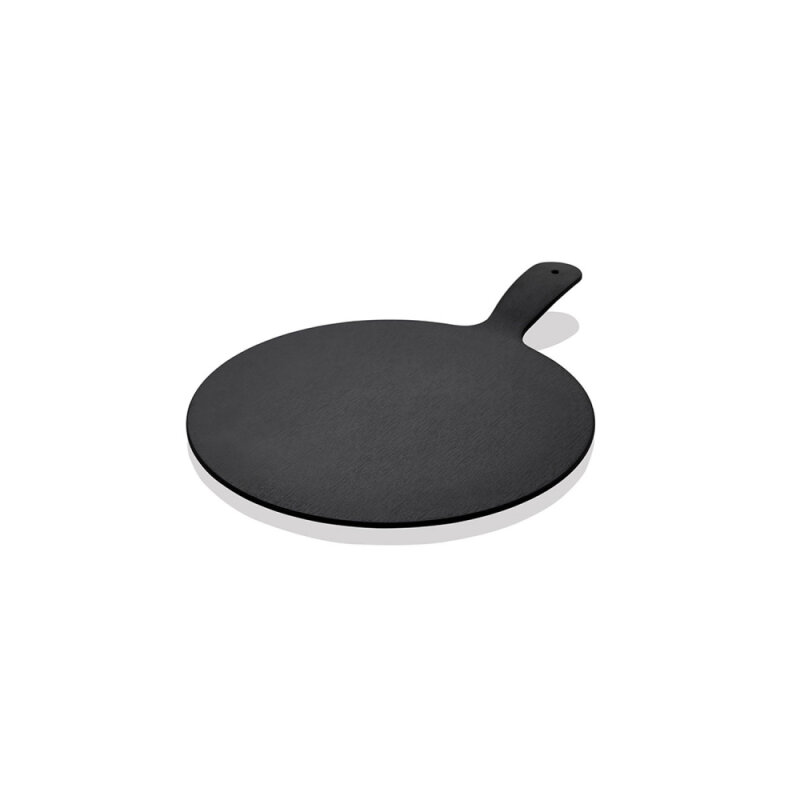 Siyah 32 Cm Yuvarlak Kulplu Pano32 Cm Ø - 1