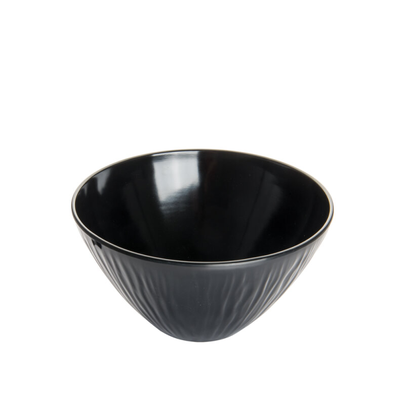 Siyah Melamin Dekoratif Kase 25Cm - 1