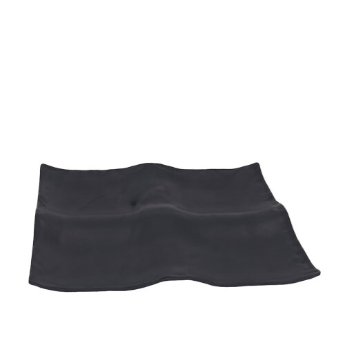 Siyah Melamin Taş Görünümlü Sunum Tabak 27Cm - ULTRAFORM MELAMİN