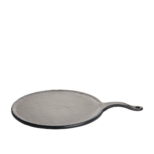 Siyah Melamin Yuv. Kulplu Taş Görünümlü Tava 38Cm - ULTRAFORM MELAMİN