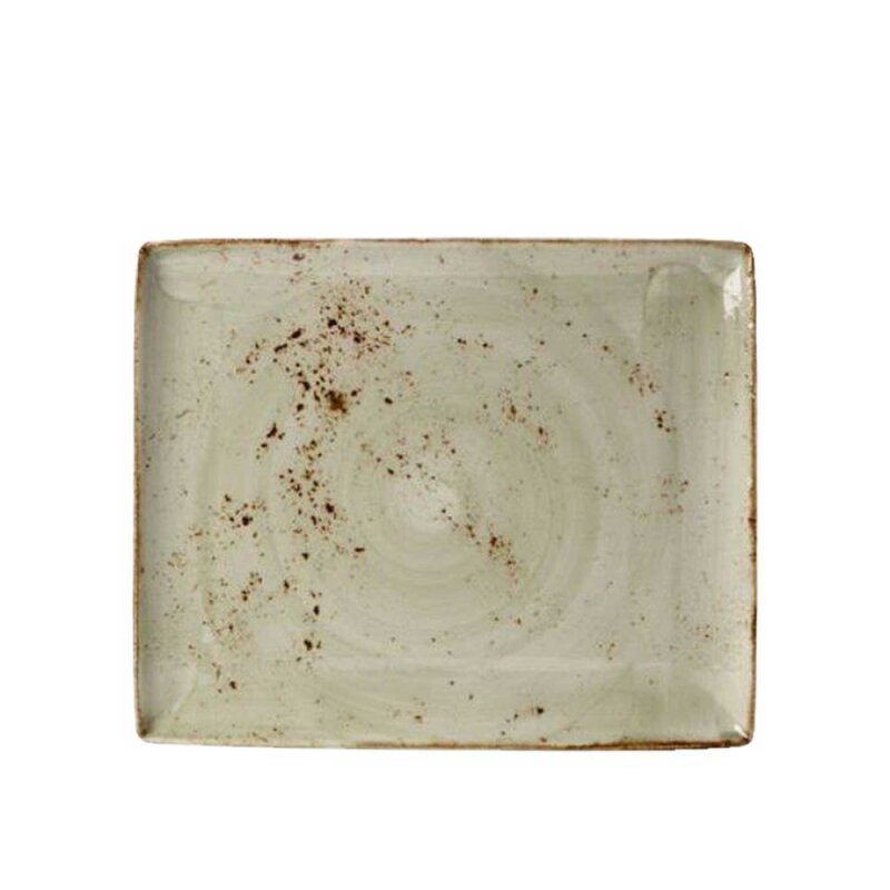 Steelite Craft Green Dikdörtgen Tabak 33X27cm 11310551 - 1