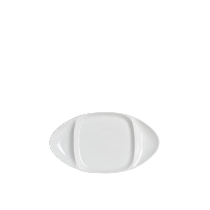 Steelite Patra Oval Bölmeli Kase 35.5X20Cm 6302P300 - 1