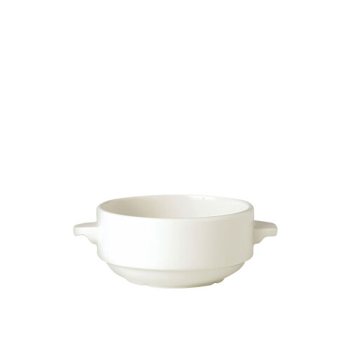 Steelite Plain Ivory Çorba Kase Kulplu 28,5Cm 1500A115 - STEELİTE
