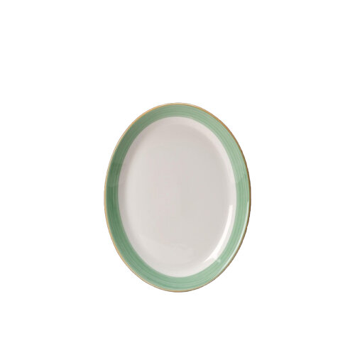 Steelite Rio Yeşil Oval Kayık Tabak 30,5 cm 15290142 - STEELİTE