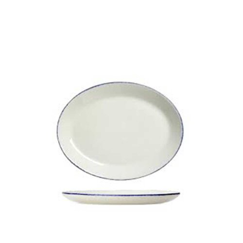 Steelite Blue Dapple Oval Tabak 28 cm 17100141 - STEELİTE