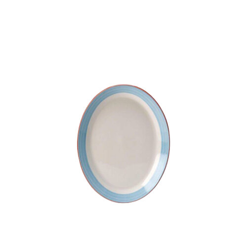 Steelite Simplicity Rio Mavi Oval Kayık Tabak 20,25 cm 15310139 - STEELİTE