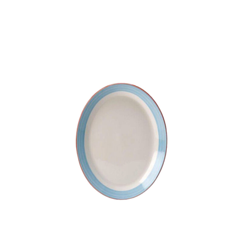 Steelite Simplicity Rio Blue Ovak Kayık Tabak 28 Cm 15310141 - 1