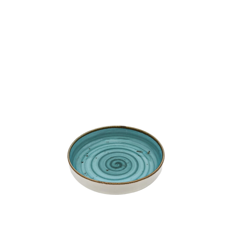 Zest Porcelain Step Çukur Tabak 20Cm-Paris Turkuaz - 1