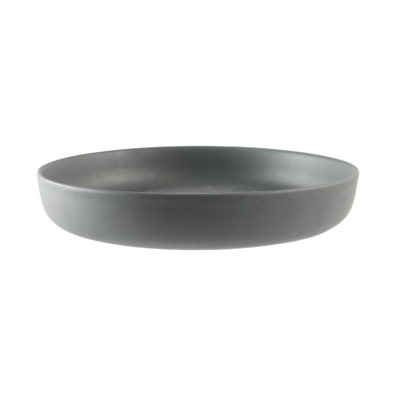 Zest Porcelain Step Çukur Tabak 24 Cm-Velour Gri - 2