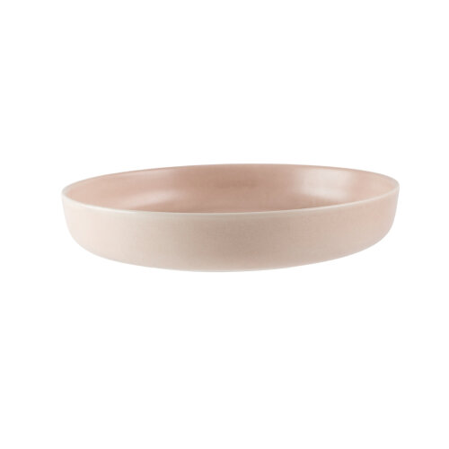 Zest Porcelain Step Çukur Tabak 24 Cm-Velour Pudra - ZEST PORCELAIN