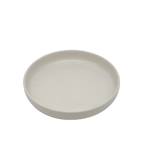 Zest Porcelain Step Çukur Tabak 24Cm Krem - ZEST PORCELAIN