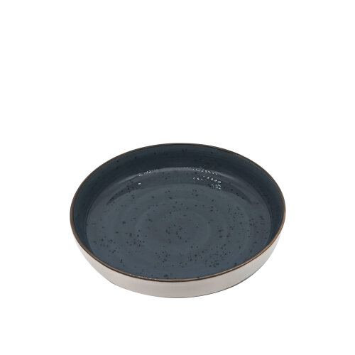 Zest Porcelain Step Çukur Tabak 24Cm -Paris K.Mavi - ZEST PORCELAIN