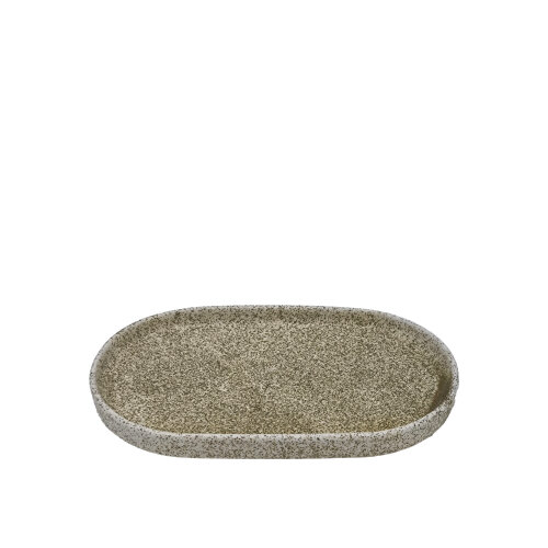 Zest Porcelain Step Kayık Tabak 20 X 12 Cm -Element Cream - ZEST PORCELAIN