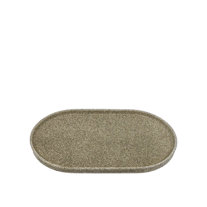 Zest Porcelain Step Kayık Tabak 30 X 18 Cm -Element Cream - 1