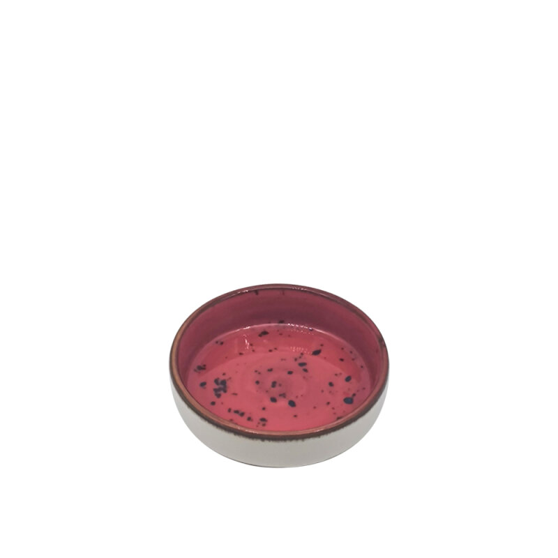 Tulu Porselen Step Sosluk 8 Cm - Reactıve 36 Kırmızı - 1