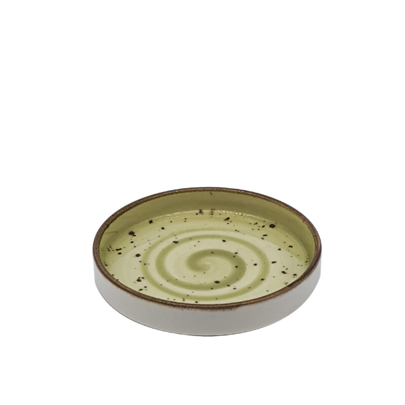 Tulu Porselen Step Tabak 12 cm Reactıve 77 Yeşil - 1