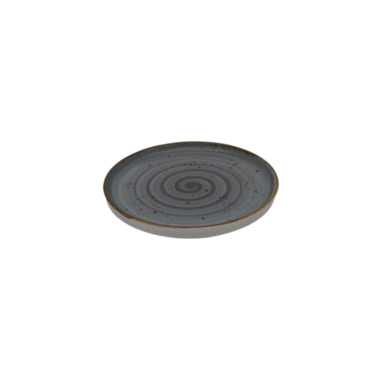 Zest Porcelain Step Tabak 14 Cm-Paris Gri - 1