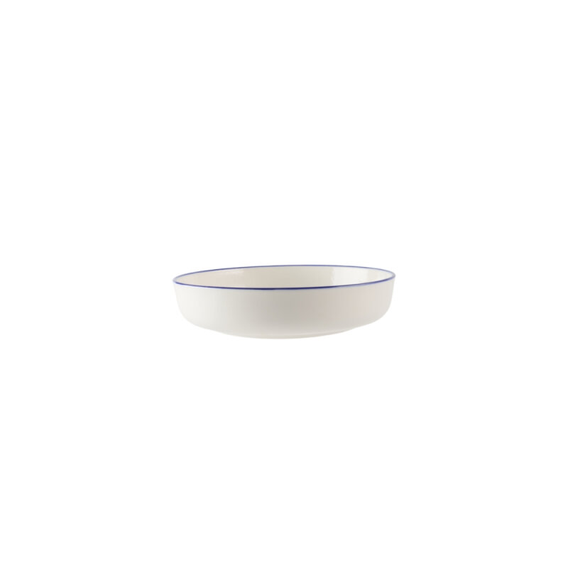 Tulu Porselen Step Tabak 14 cm - File 93 Mavi - 2