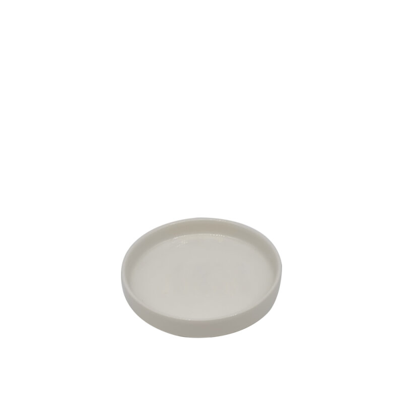 Zest Porcelain Step Düz Tabak 14 cm Krem Sade STP14TB - 1
