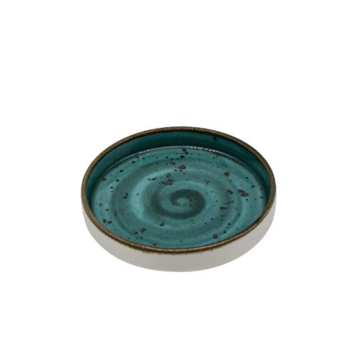 Zest Porcelain Step Tabak 14Cm -Paris Turkuaz - ZEST PORCELAIN