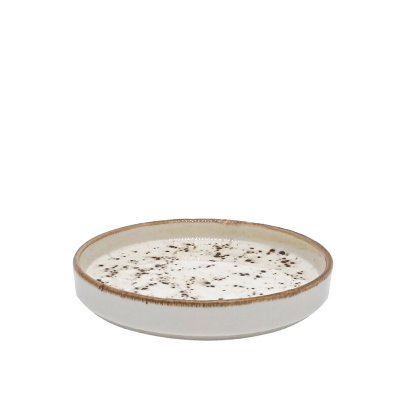 Zest Porcelain Step Tabak 14 Cm-Paris Krem - 1