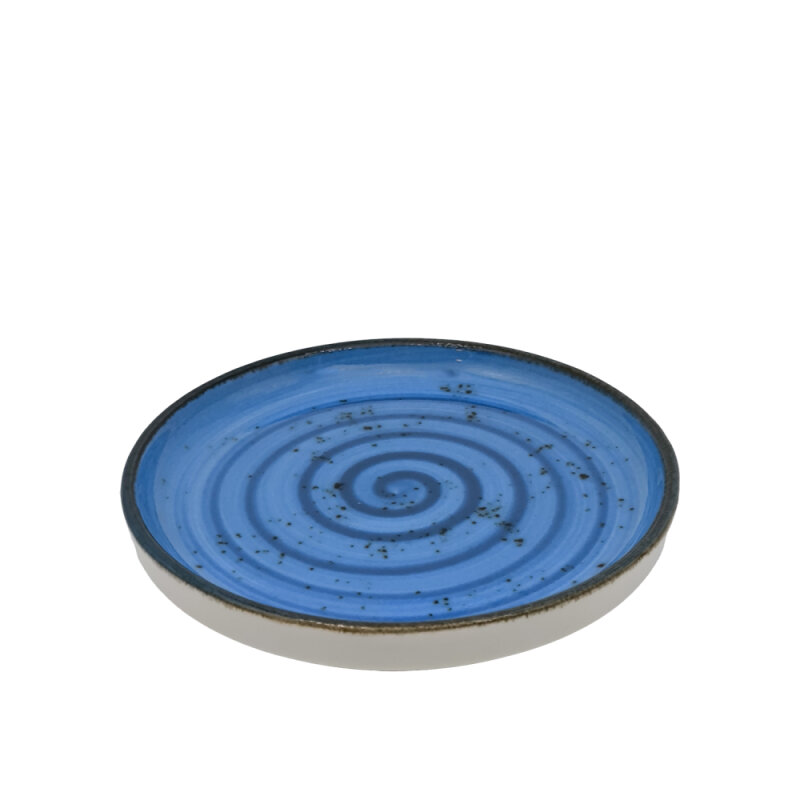 Zest Porcelain Step Tabak 17,5Cm -Paris Mavi - 1