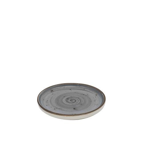 Zest Porcelain Step Tabak 21 Cm-Paris Gri - ZEST PORCELAIN
