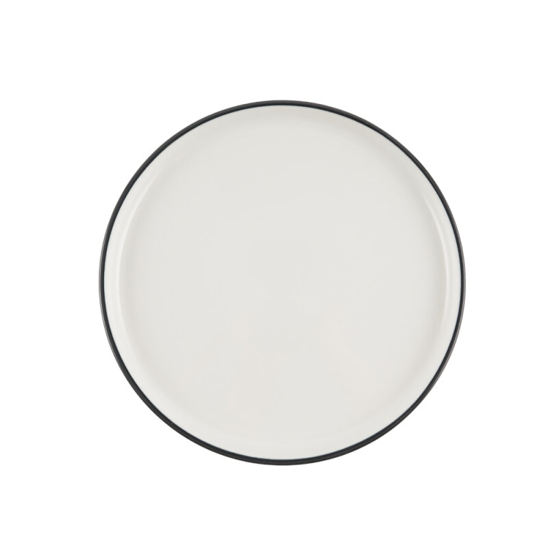 Zest Porcelain Step Tabak 21Cm -Riva Siyah - 1