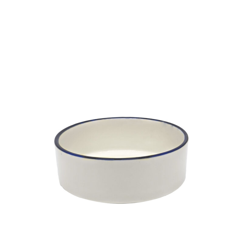 Zest Porcelain Step Yüksek Kase 12Cm -Riva Mavi - 1