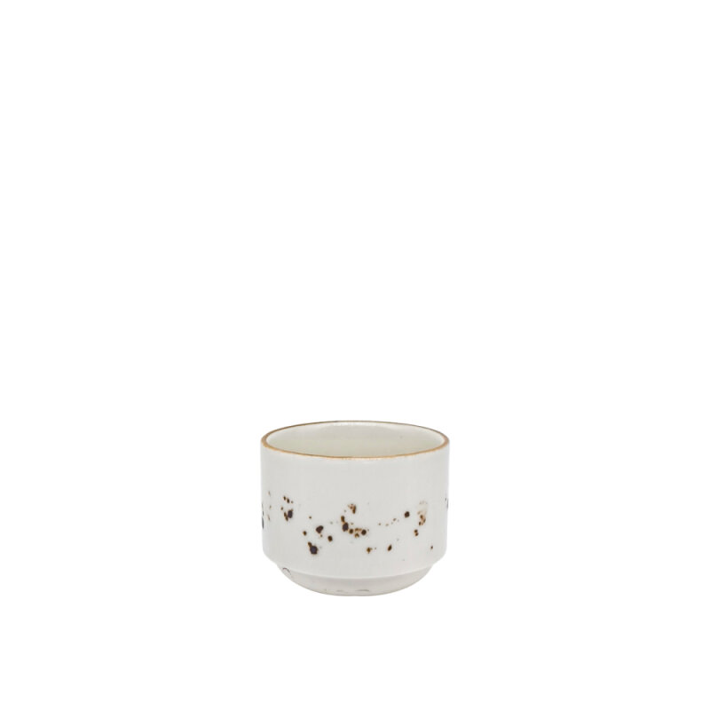 Zest Porcelain Stıck Şekerlik (Kulpsuz Fincan)-Paris Krem - 1