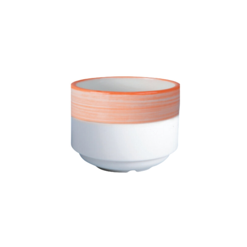 Zest Porcelain Stıck Şekerlik (Kulpsuz Fincan)-Tokyo Turuncu - 1