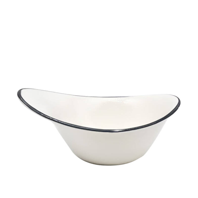Zest Porcelain Stil Kase 25Cm -Riva Siyah - 1