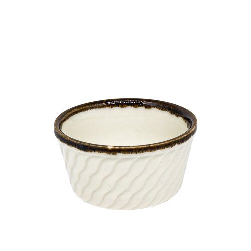 Zest Porcelain Suffle Kase 10cm-Chocolate KL10SFCT47 - ZEST PORCELAIN