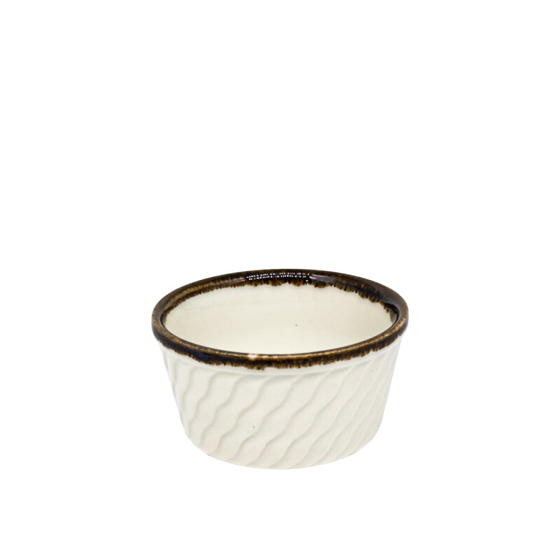 Zest Porcelain Suffle Kase 9cm - Chocolate KL09SFCT47 - 1