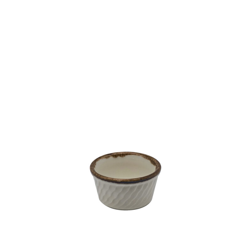 Zest Porcelain Suffle Kase Rölyef 6cm - Chocolate RL06SFCT47 - 1