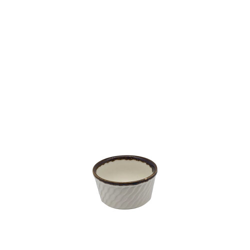 Zest Porcelain Suffle Kase Rölyef 9cm - Chocolate RL09SFCT47 - ZEST PORCELAIN