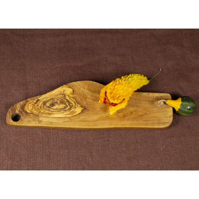 Zeytiniz Titan Doğal Formlu Delikli Kesme Tahtası 50x18 cm - 3