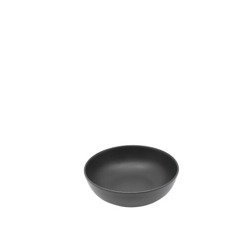 Tulu Porselen Tk Salata Kase 19cm - Saten 64 Siyah TK19KSST64 - TULU PORSELEN