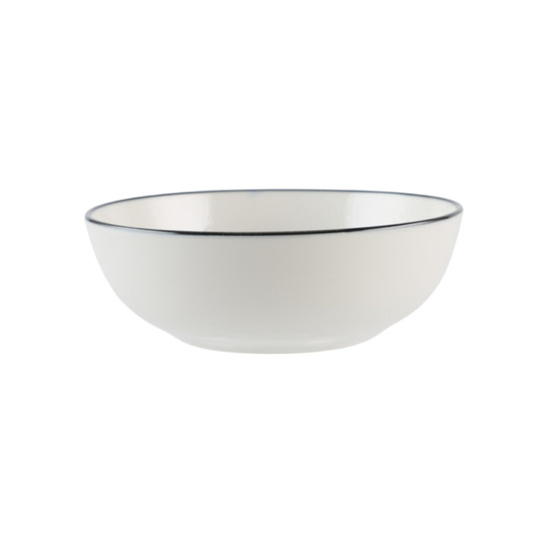 Zest Porcelain Tk Salata Kase 23Cm -Riva Siyah - 1
