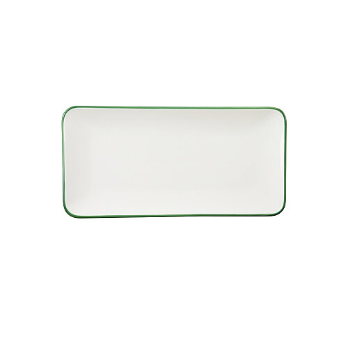 Zest Porcelain Tk Sunum Tabak 30x15 cm - Riva Yeşil - ZEST PORCELAIN
