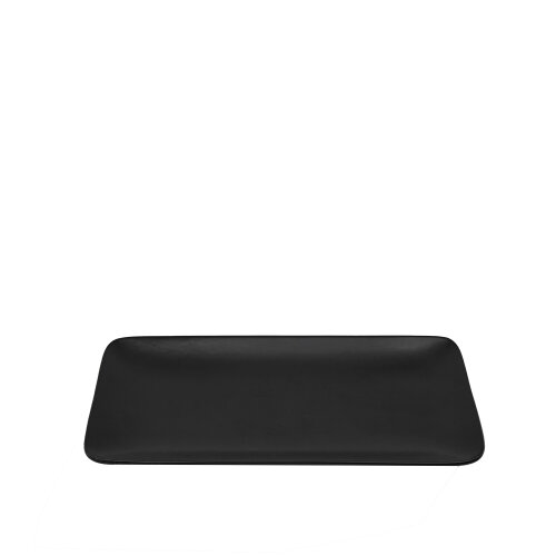 Tulu Porselen Tk Sunum Tabak 30X15Cm-Saten Siyah TK15KYST64 - TULU PORSELEN