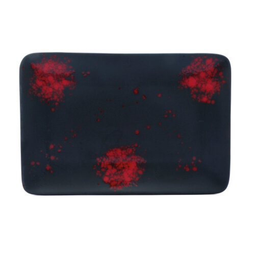 Zest Porcelain Tk Sunum Tabak 30X20Cm-Oxy Red - ZEST PORCELAIN