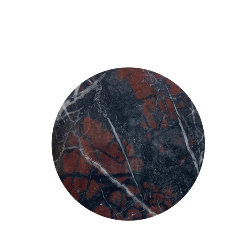 Matgusto Tropik Kırmızı Yükseltici Mermeri Q:25 Cm H:2 Cm M224TE25 - 1