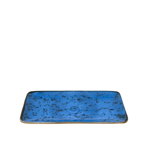 Zest Porcelain Tk Sunum Tabak 30X15Cm-Paris Mavi - ZEST PORCELAIN