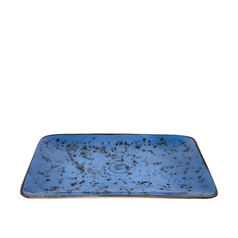 Zest Porcelain Tk Sunum Tabak 30X20 Cm-Paris Mavi - 1