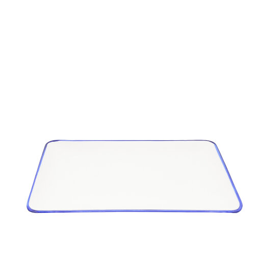 Zest Porcelain Tk Sunum Tabak 30X20 Cm-Riva Mavi - ZEST PORCELAIN
