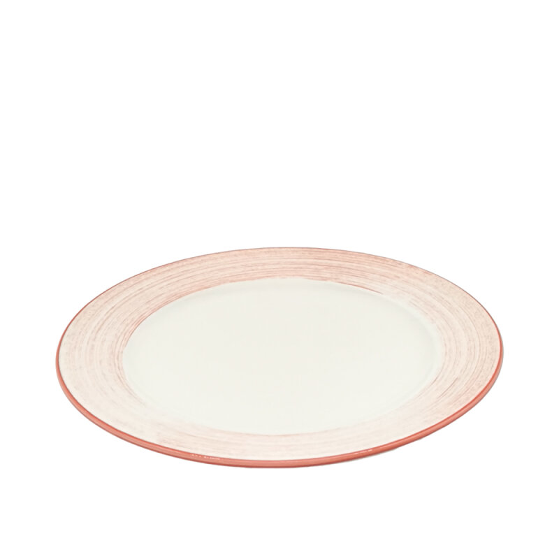 Zest Porcelain Anka Düz Tabak 23 Cm -Tokyo Kırmızı - 1