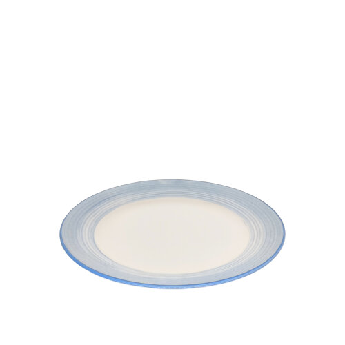 Zest Porcelain Anka Düz Tabak 23 Cm -Tokyo Mavi - ZEST PORCELAIN