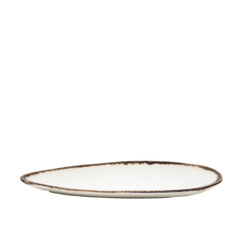 Zest Porcelain Asl Kayık 25cm-Chocolate Ct47 ASL25KYCT47 - 1